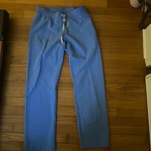 Figs ceil blue scrub pants